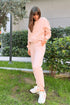 OVER THE CLOUDS PEMBE OVERSIZE SWEATSHIRT - Sweatshirtler - BIRDIEJAY